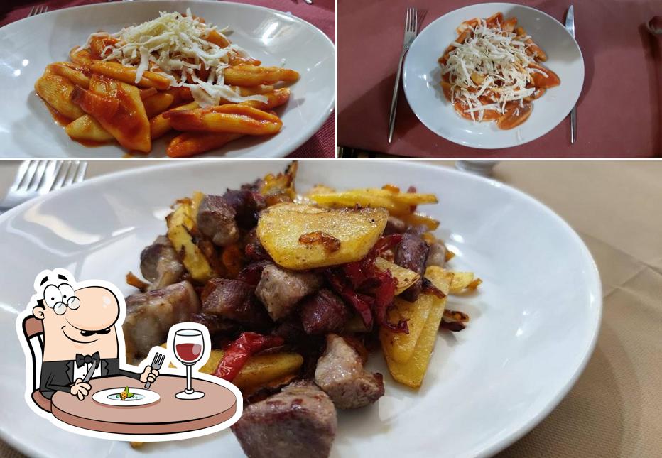 Cibo al Trattoria La Roccia