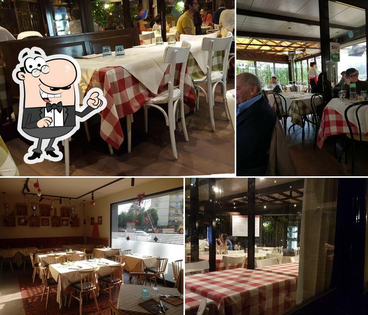 Gli interni di Pizza Man