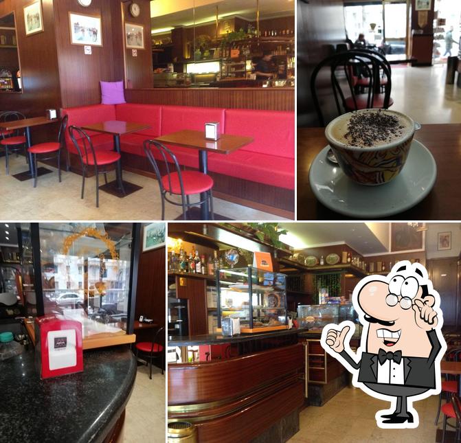 Gli interni di Bar Lilla