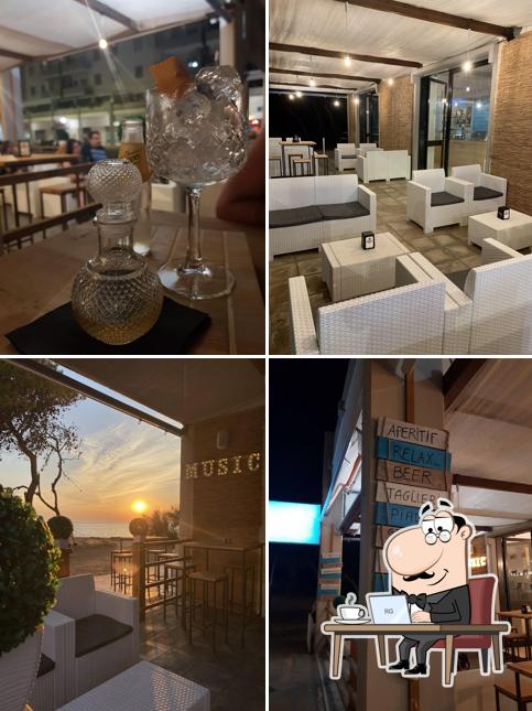 Gli interni di Frontemare food drink&relax