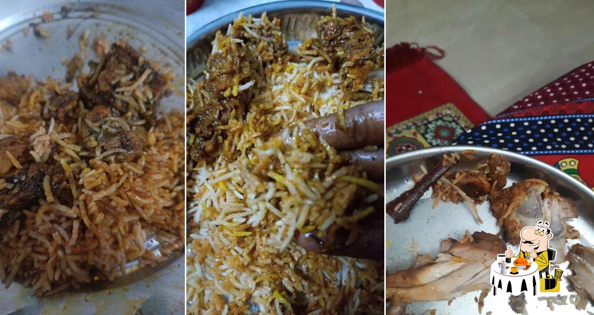 Meals at Red Bucket Biryani Machavaram