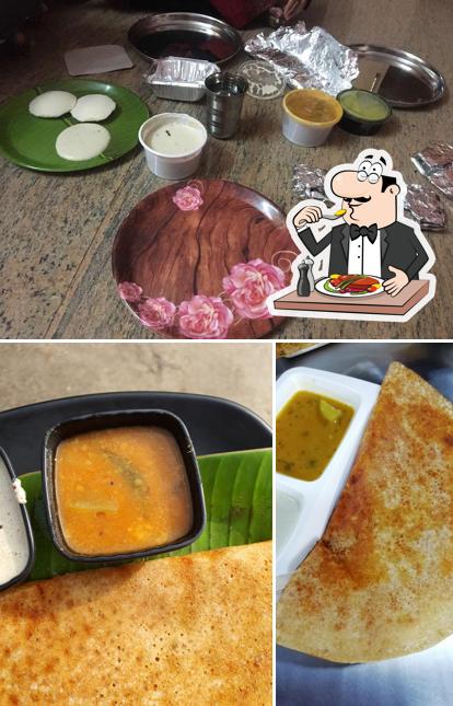 This is the picture displaying food and interior at Dosa Chicken Curry & Tiffins, HSR Layout
