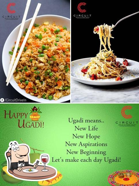 Food at Circuit Drive In Hyderabad
