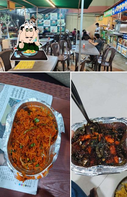 Among different things one can find food and interior at Indralok Khau Galli