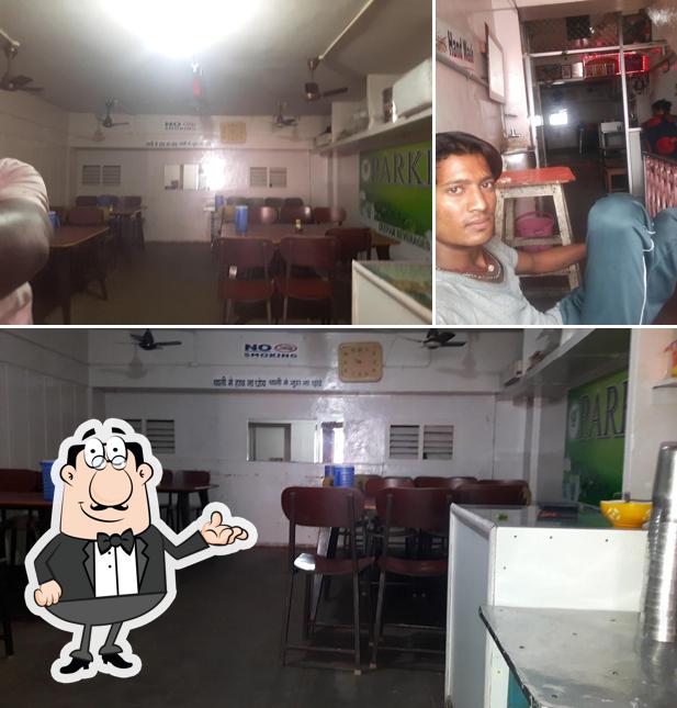 The interior of Rajesh Bhojanalaya