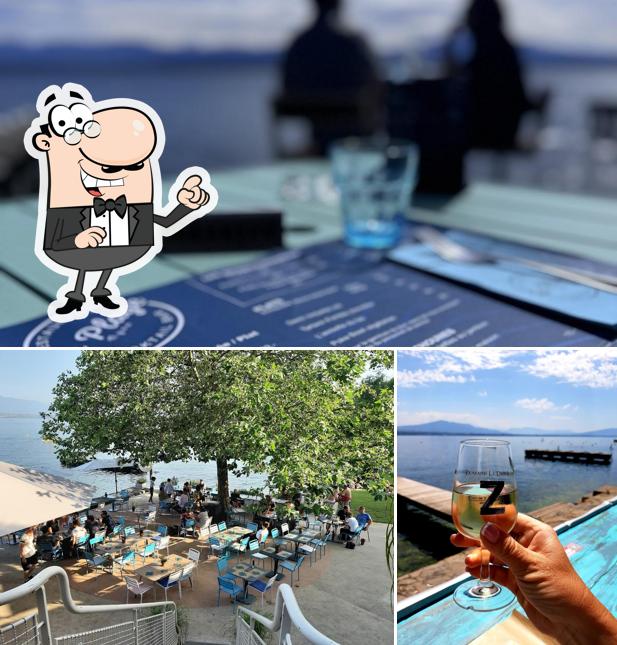Gli interni di Restaurant de la plage & Bar Duô