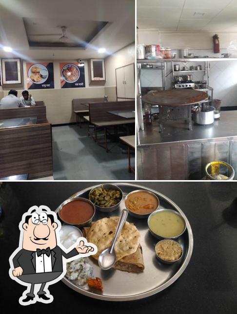 Take a look at the photo depicting interior and food at SHARADA CAFE