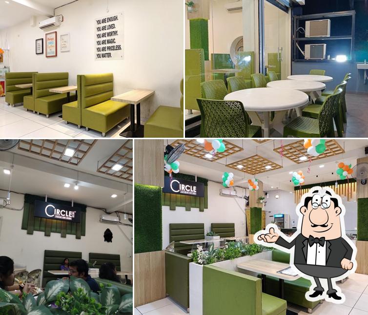 The interior of Circle of Joy Pizzas & more