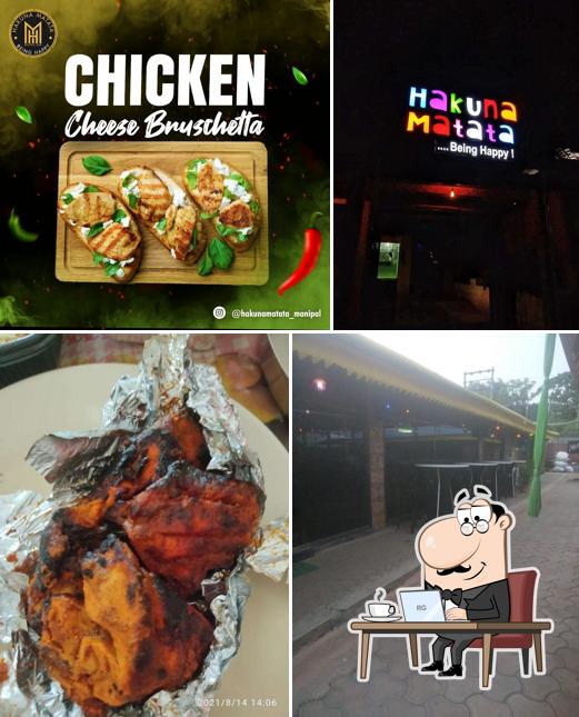 Take a seat at one of the tables at Hakuna Matata