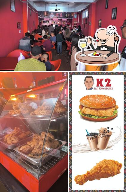 K2 Fast Food Restaurant is distinguished by food and interior