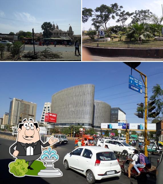 Check out how Krishna Kathiyawadi Restaurant looks outside