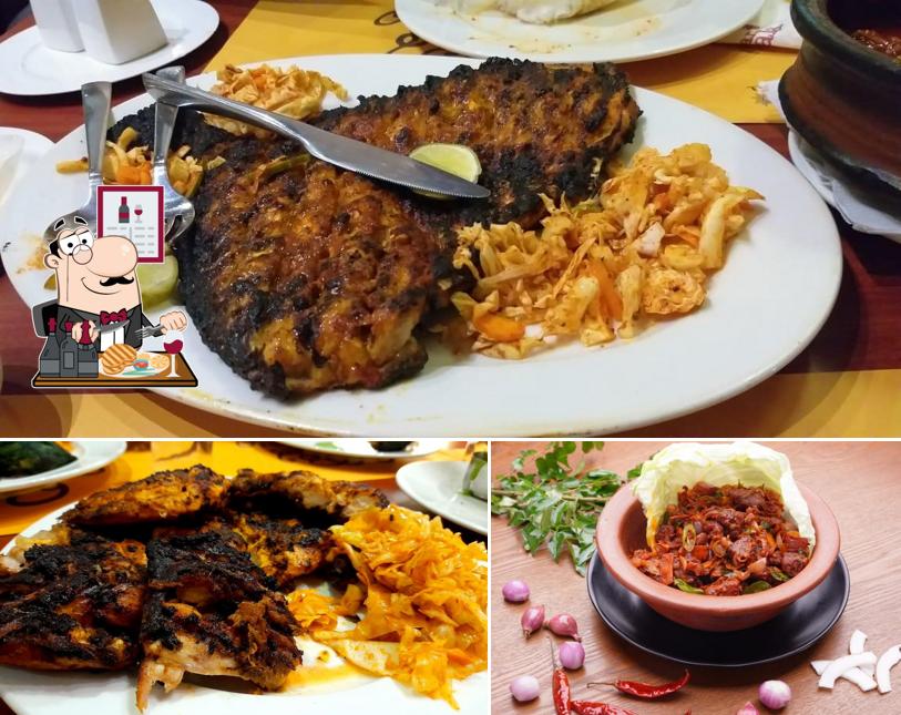 Enjoy the selection of meat meals