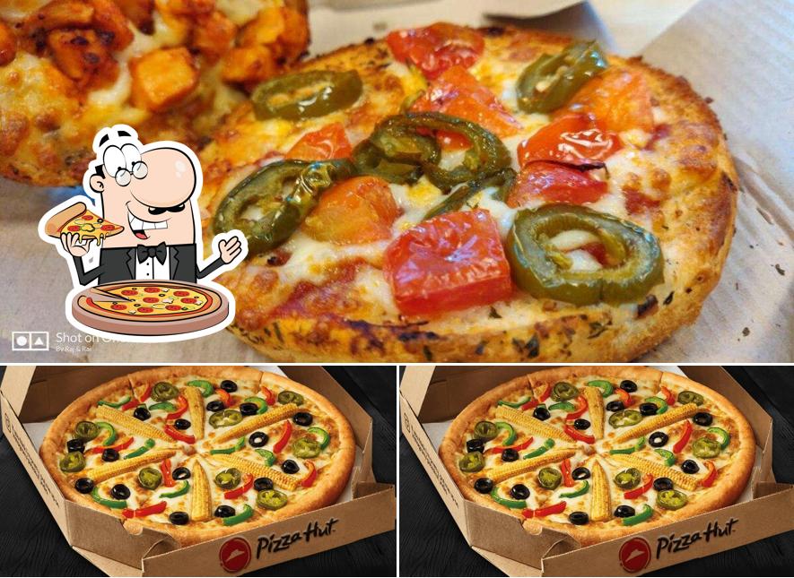 At Pizza Hut, you can taste pizza