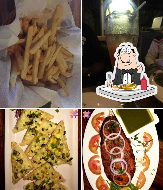 Order French-fried potatoes at Denny's Pub