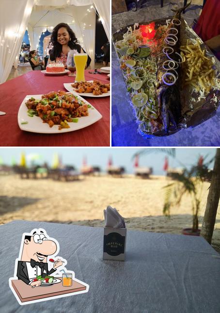 Food at ICE-CUBE Beach Bar & Restaurant