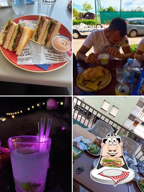 Club sandwich al Medusa Beach Bar