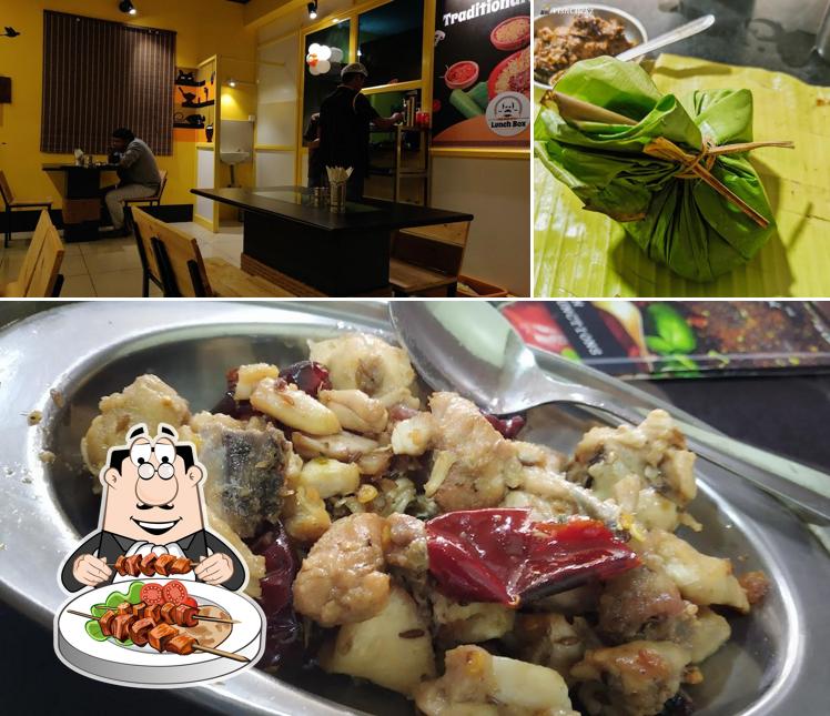 The image of food and interior at Rajbhavan's LunchBox