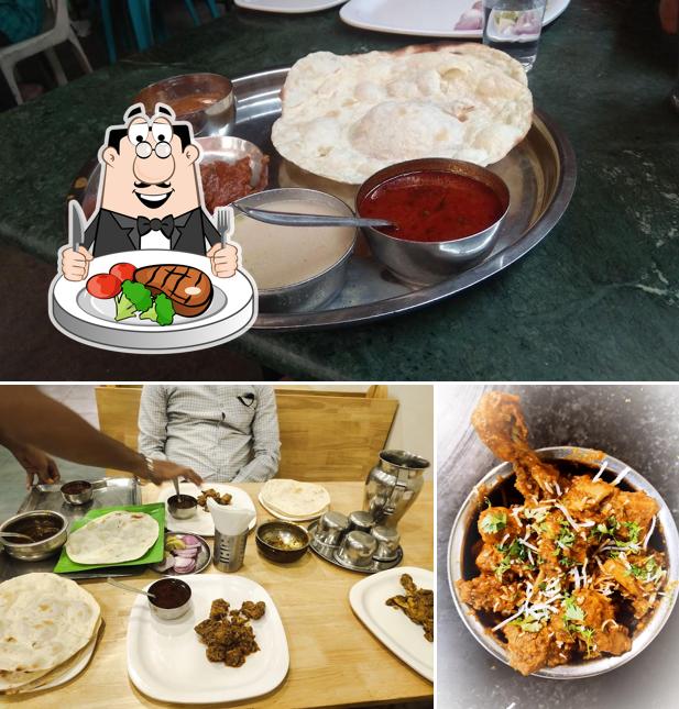 Order meat dishes at Hotel Sargam