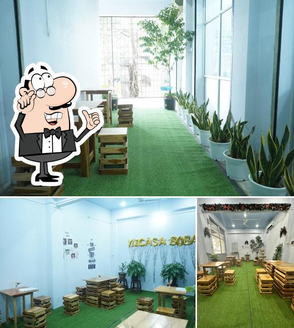 The interior of Micasa Boba