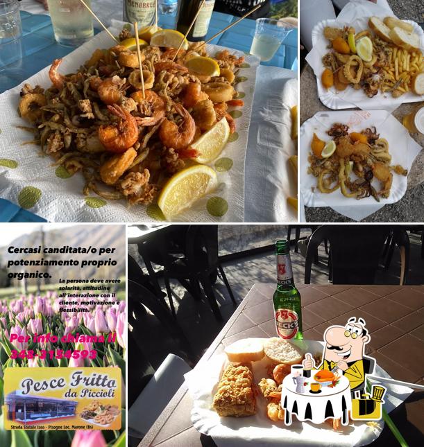 Cibo al Pesce Fritto da Piccioli