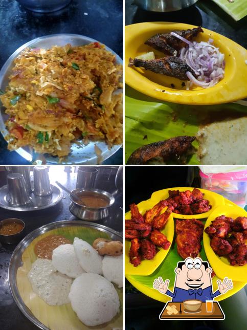 Food at Sri Kumaran Chettinad Hotel