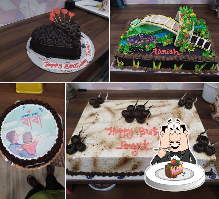 Chocolate cake at Taste N Bite Bandel