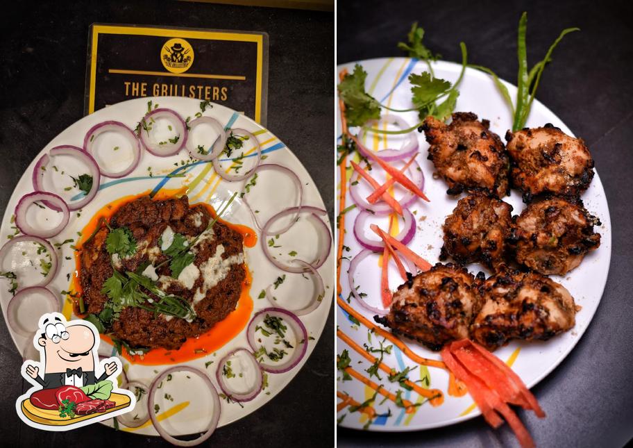 Get meat dishes at The Grillsters
