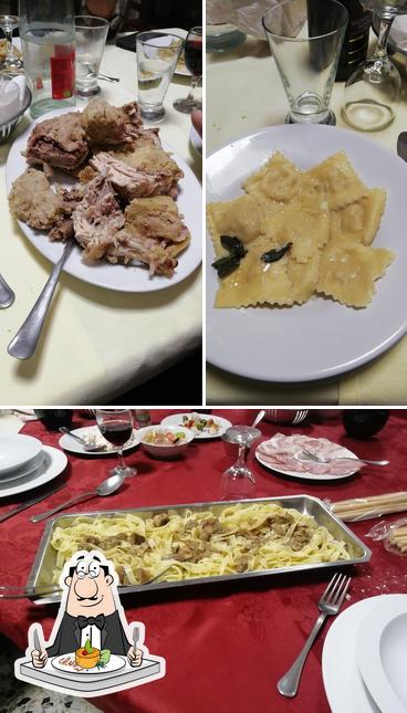 Cibo al Trattoria Rendena