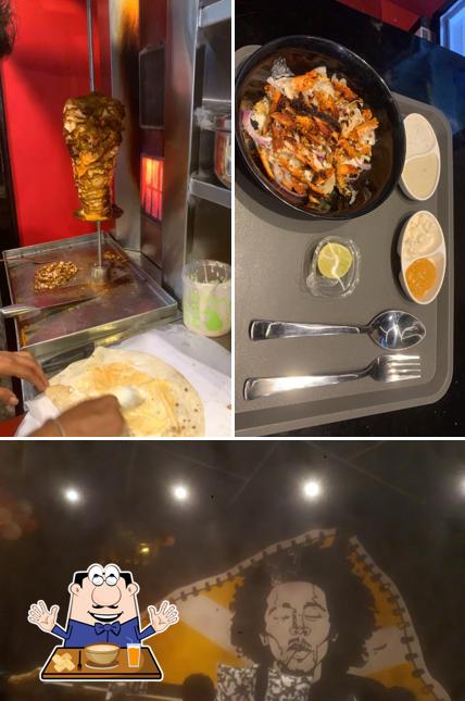 Meals at The Joint Shawarma cafe