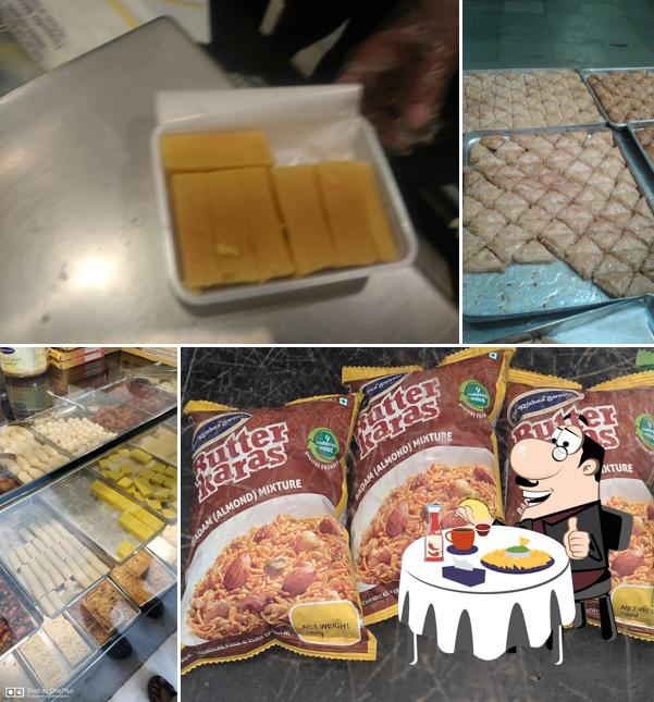 Cheese plate at Sri Krishna Sweets