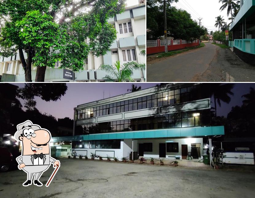 Enjoy the view at the outside area of Hotel Surabhi Suites