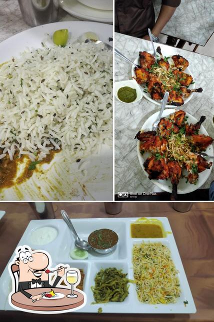 Food at New Asra Restaurant