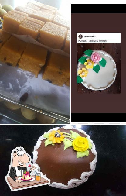 The Eastern Bakery serves a selection of desserts