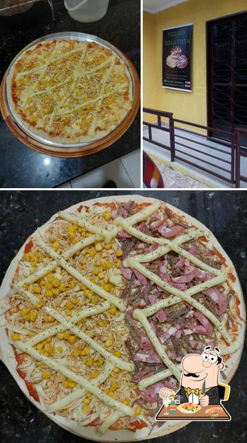 Comida em Pizzaria bella vista