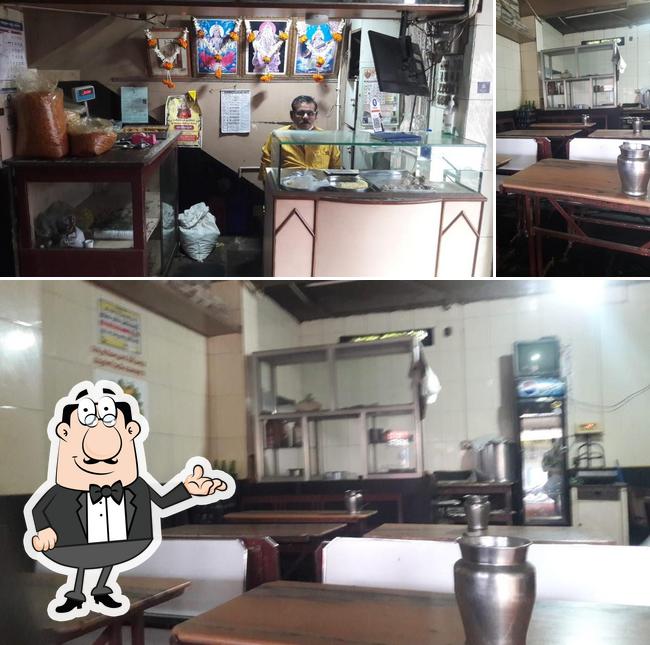 The interior of Shri Basaveshwar Hotel