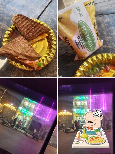 The photo of Soya Treat’s food and exterior