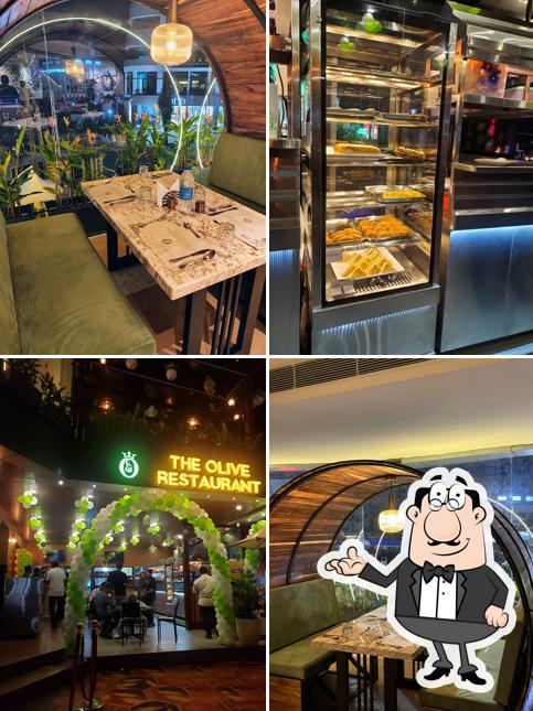 The interior of THE OLIVE RESTAURANT