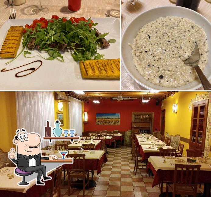 Gli interni di Trattoria Alla Grotta
