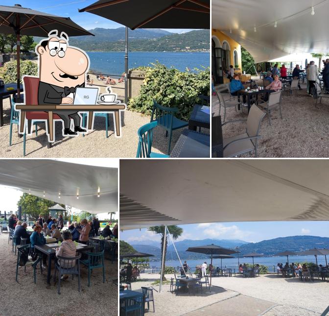 Gli interni di Chiosco Villa Fedora