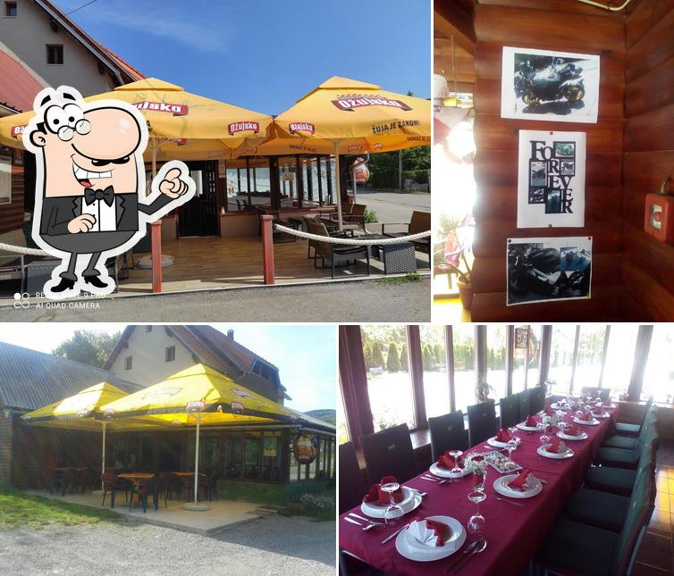 Gli interni di Buffet "Rizik"