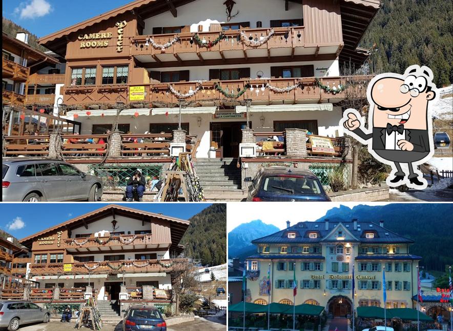 Gli esterni di La Cantinetta - Canazei