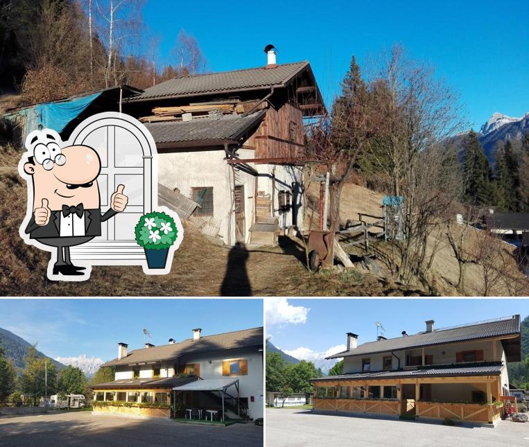 Puoi goderti l'aria fresca dal dehors di Camping Calavise Pizzeria "Le Peze"