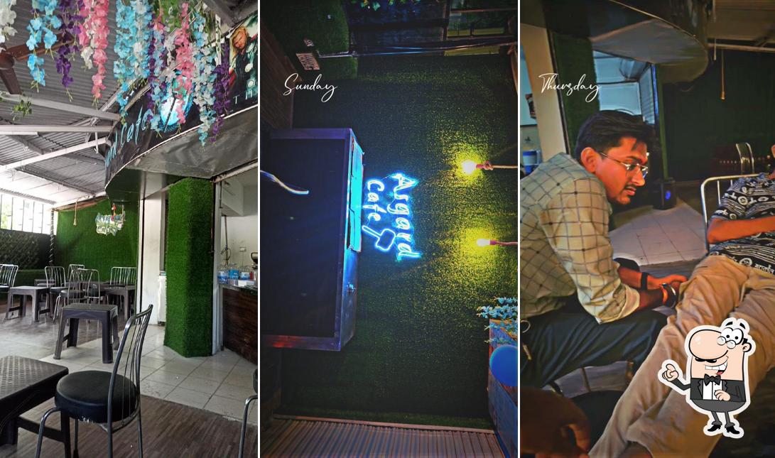 The interior of Asgard Cafe