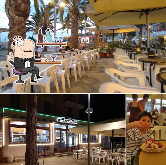 Gli interni di Bar gelateria ligure