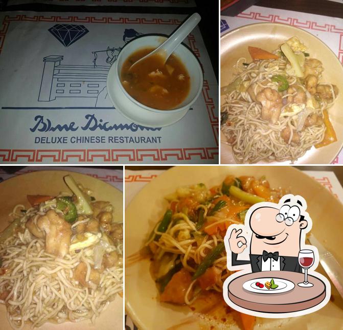 Meals at Blue Diamond Chinese Restaurant