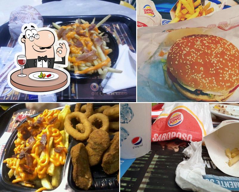 Comida em Burger King