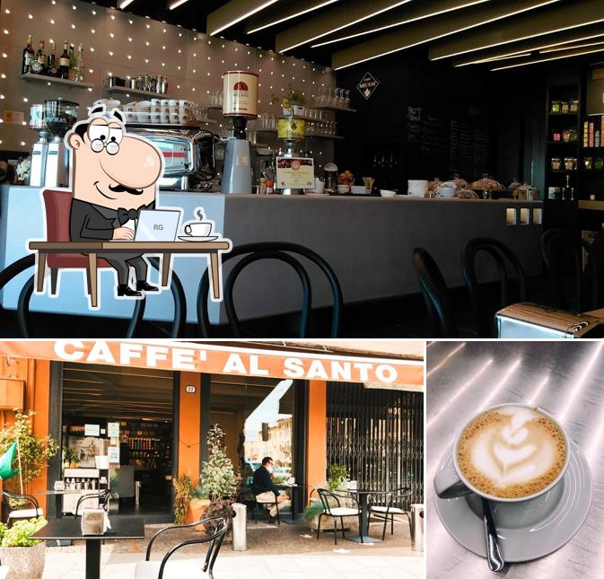 Caffè&Caffè Milani al Santo si caratterizza per la interni e bevanda