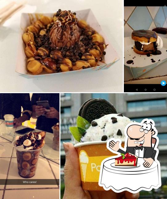 Don’t forget to order a dessert at Papacream