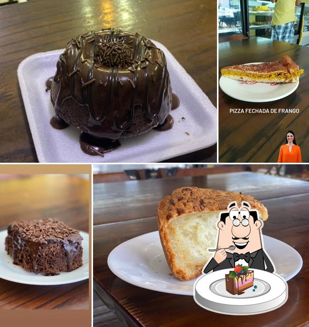 Bolo de chocolate em Divino Pão