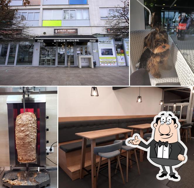 Dai un'occhiata agli interni di Gyros House